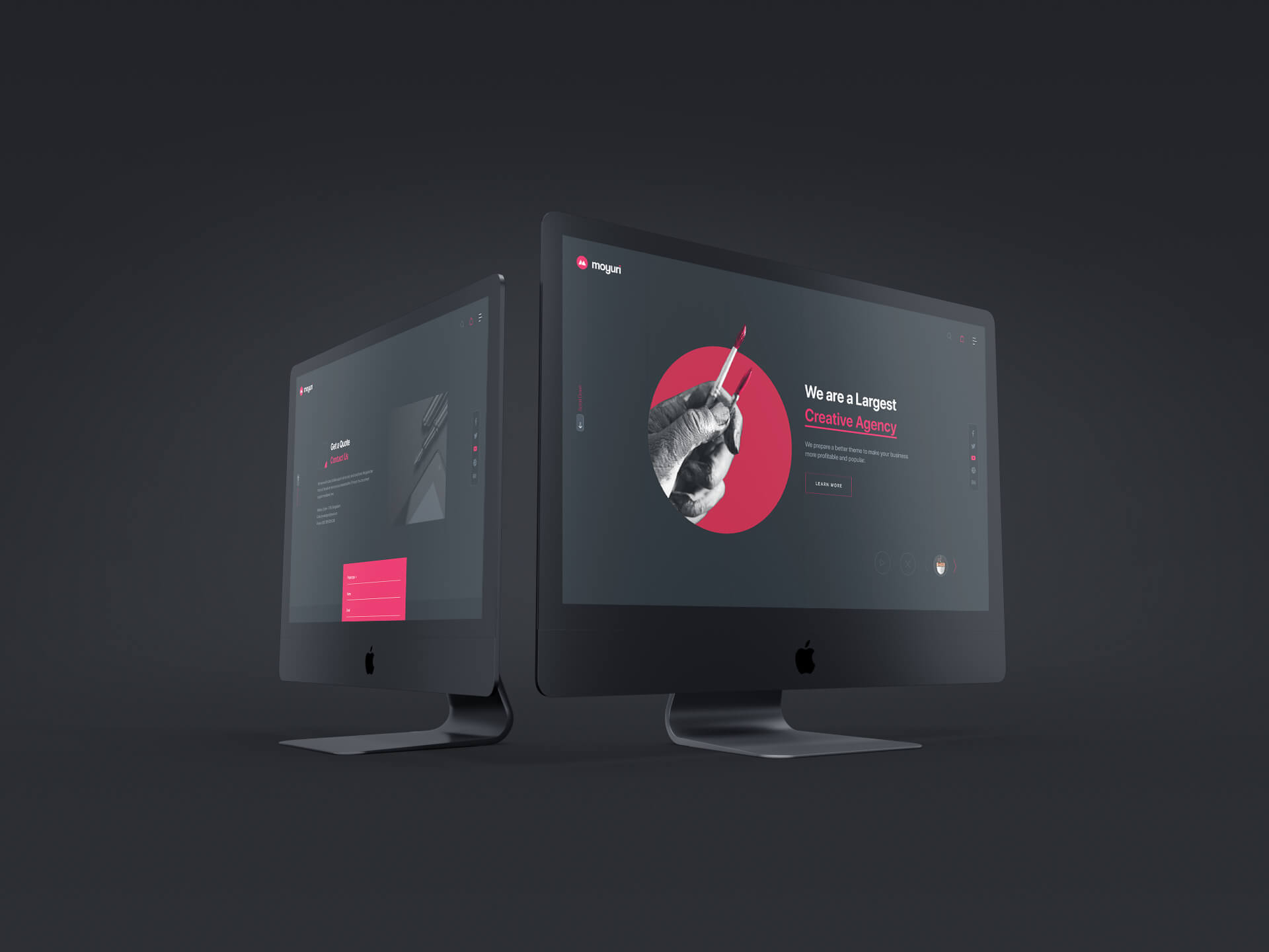 Moyuri | Freelancer and Creative Agency Adobe XD Template