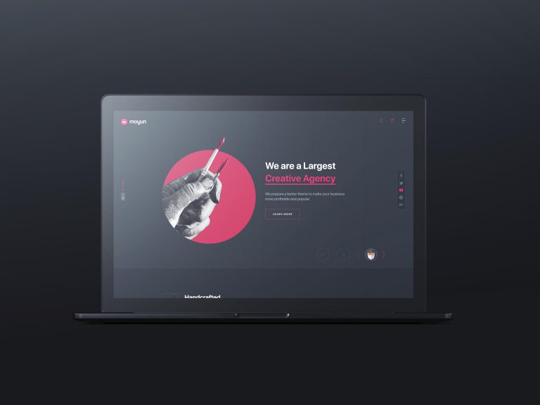 Moyuri | Freelancer and Creative Agency Adobe XD Template