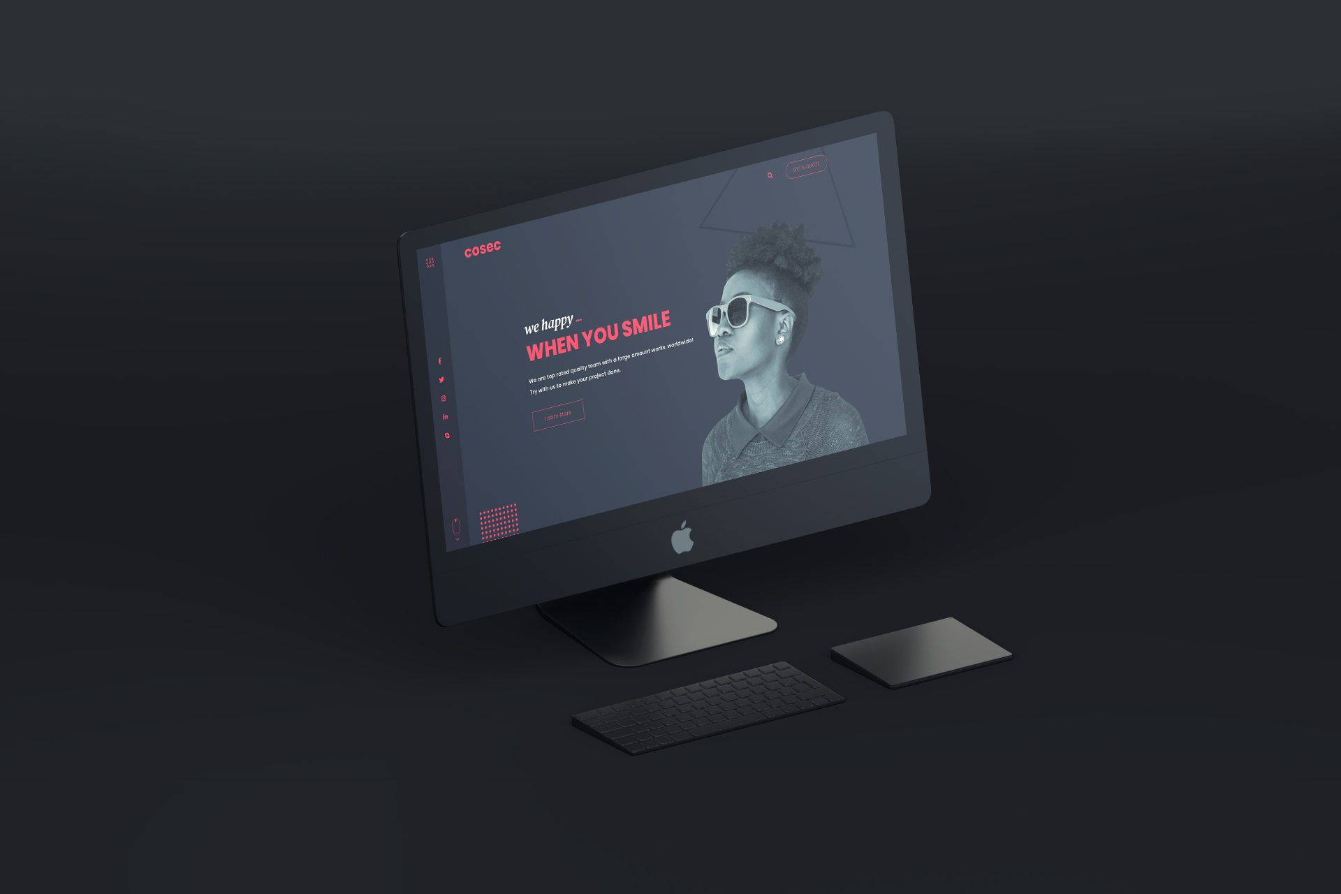 Cosec - One Page Creative Agency HTML Template