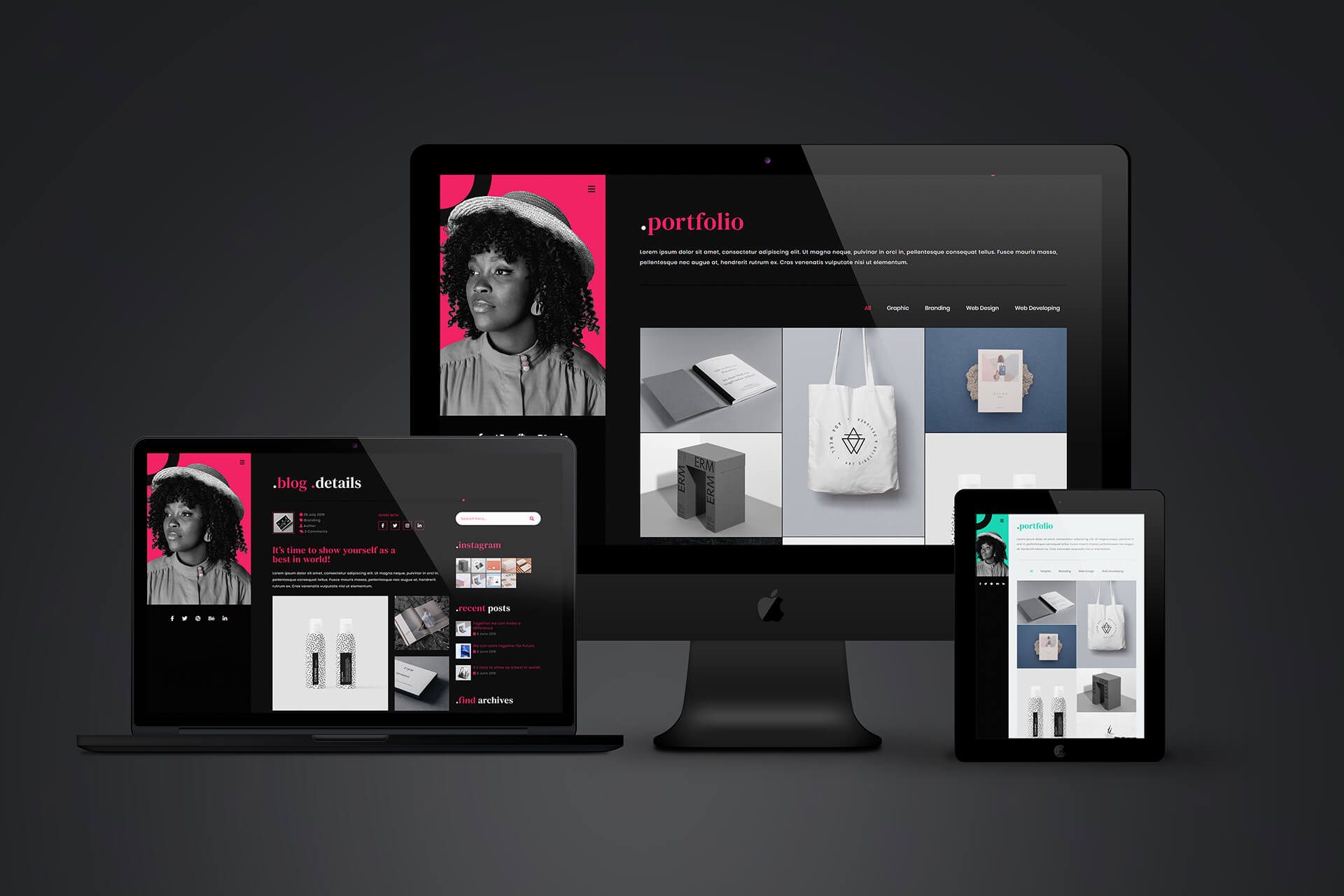 Fariha - Personal Portfolio & Resume HTML5 Template