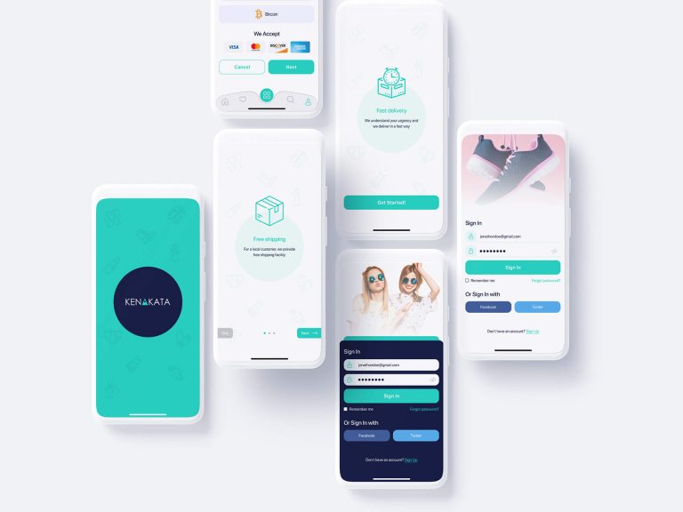 Kenakata - eCommerce Mobile App UI Kit