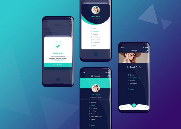 Kenakata - eCommerce Mobile App UI Kit