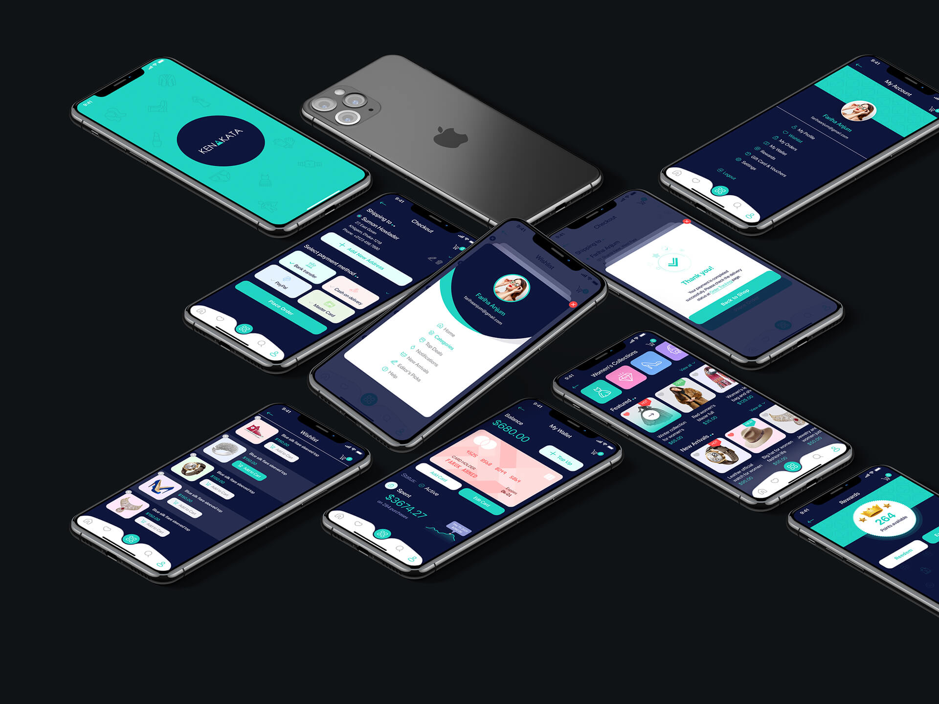 Kenakata - eCommerce Mobile App UI Kit