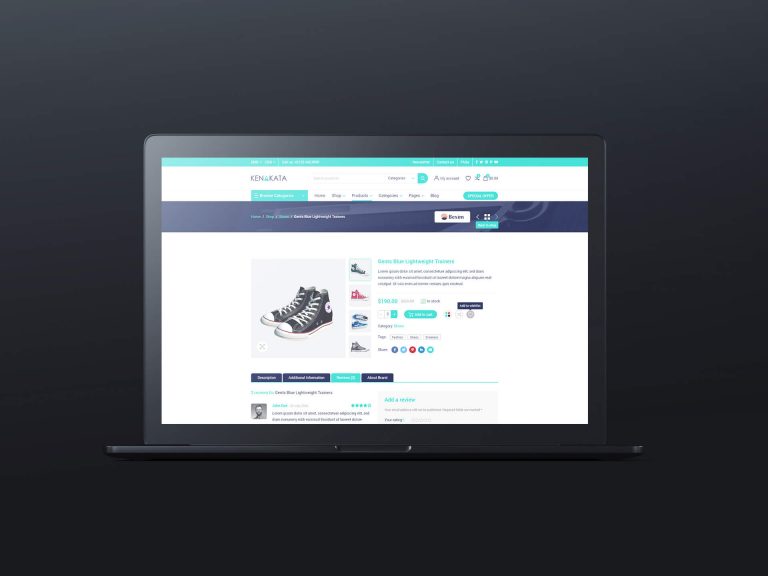 Kenakata - Creative eCommerce Adobe XD Template