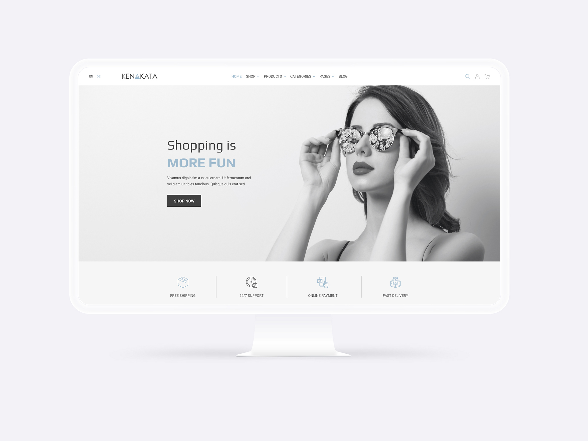 Kenakata - Creative eCommerce Adobe XD Template