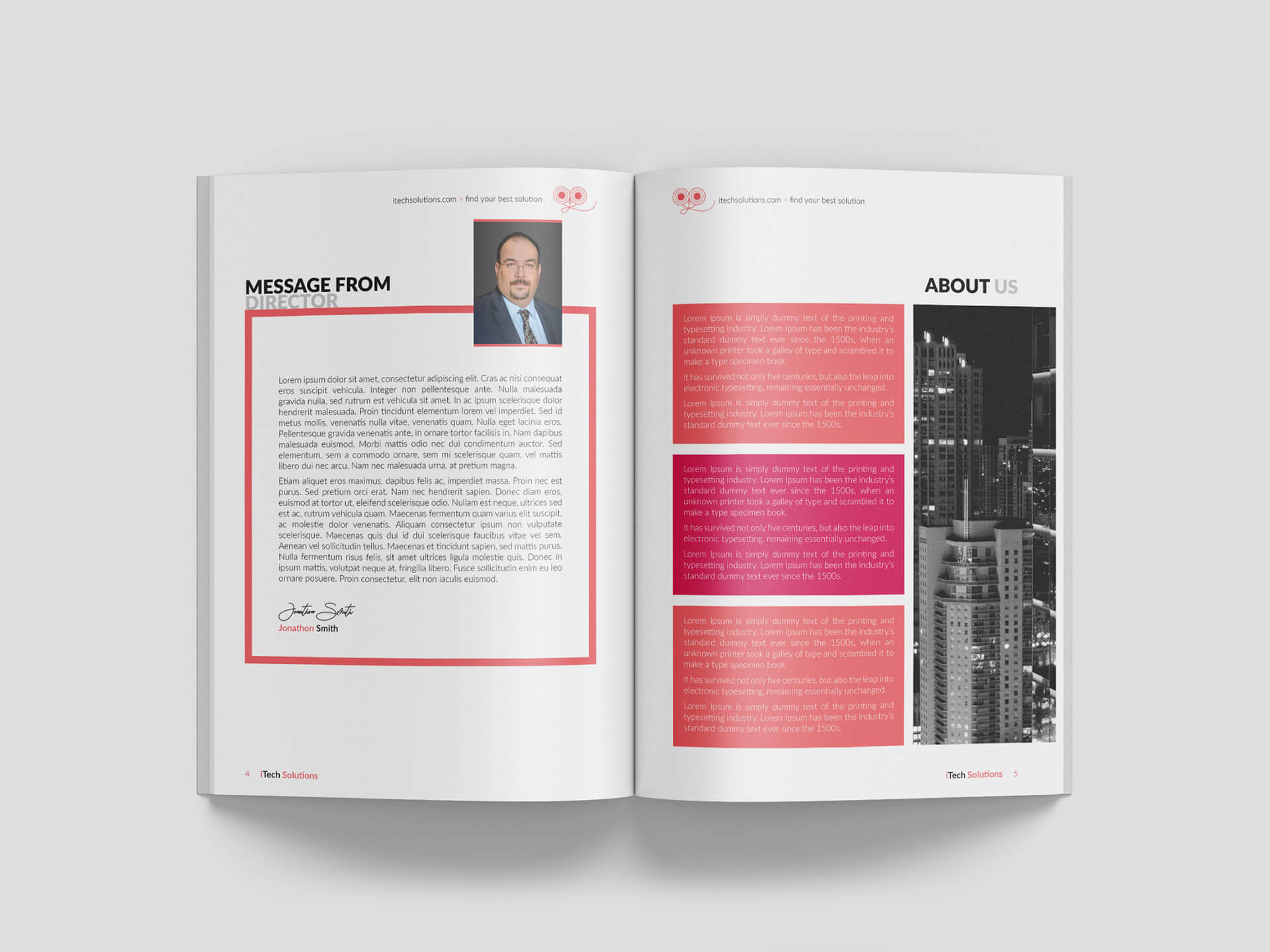 iTech Solutions Annual Report