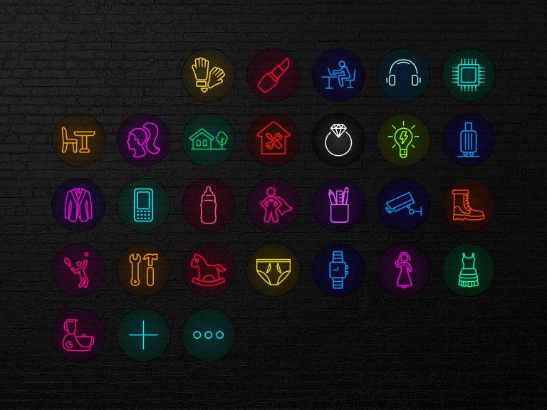 Icon Design for LadiesGents Website