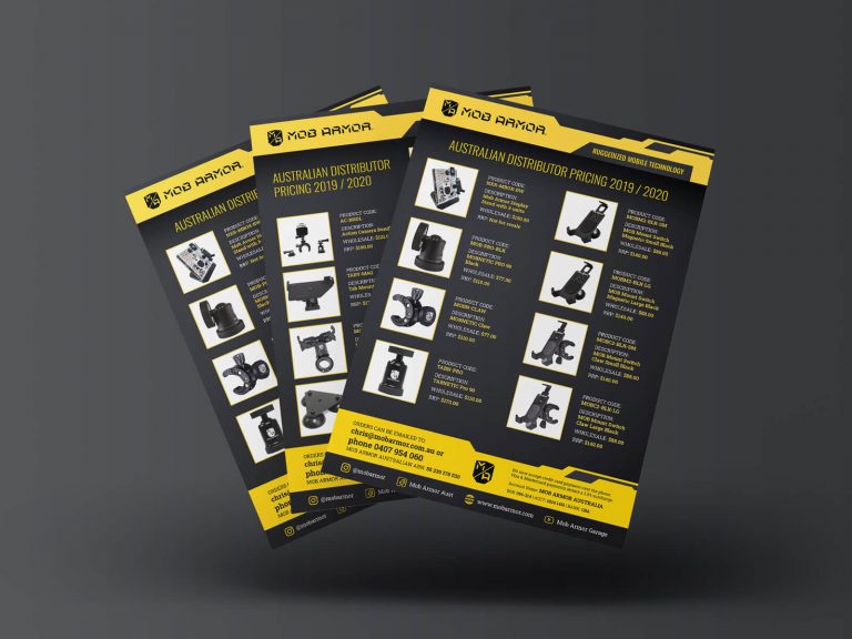 MOB ARMOR Flyer Design