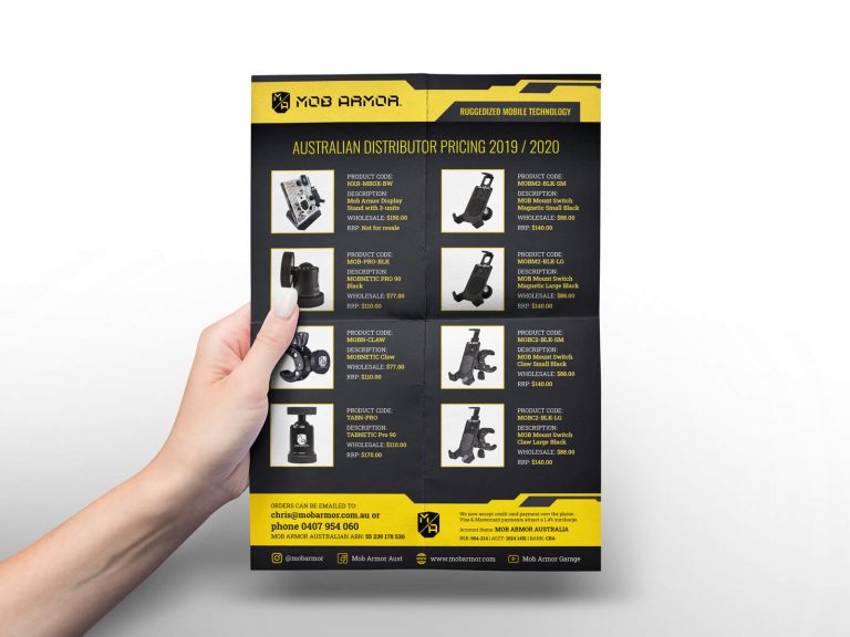 MOB ARMOR Flyer Design