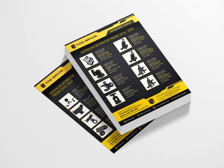 MOB ARMOR Flyer Design