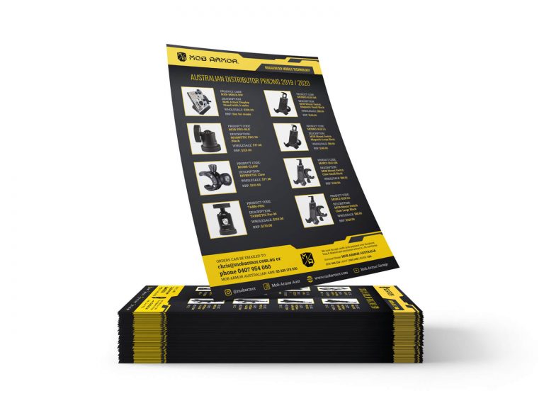 MOB ARMOR Flyer Design