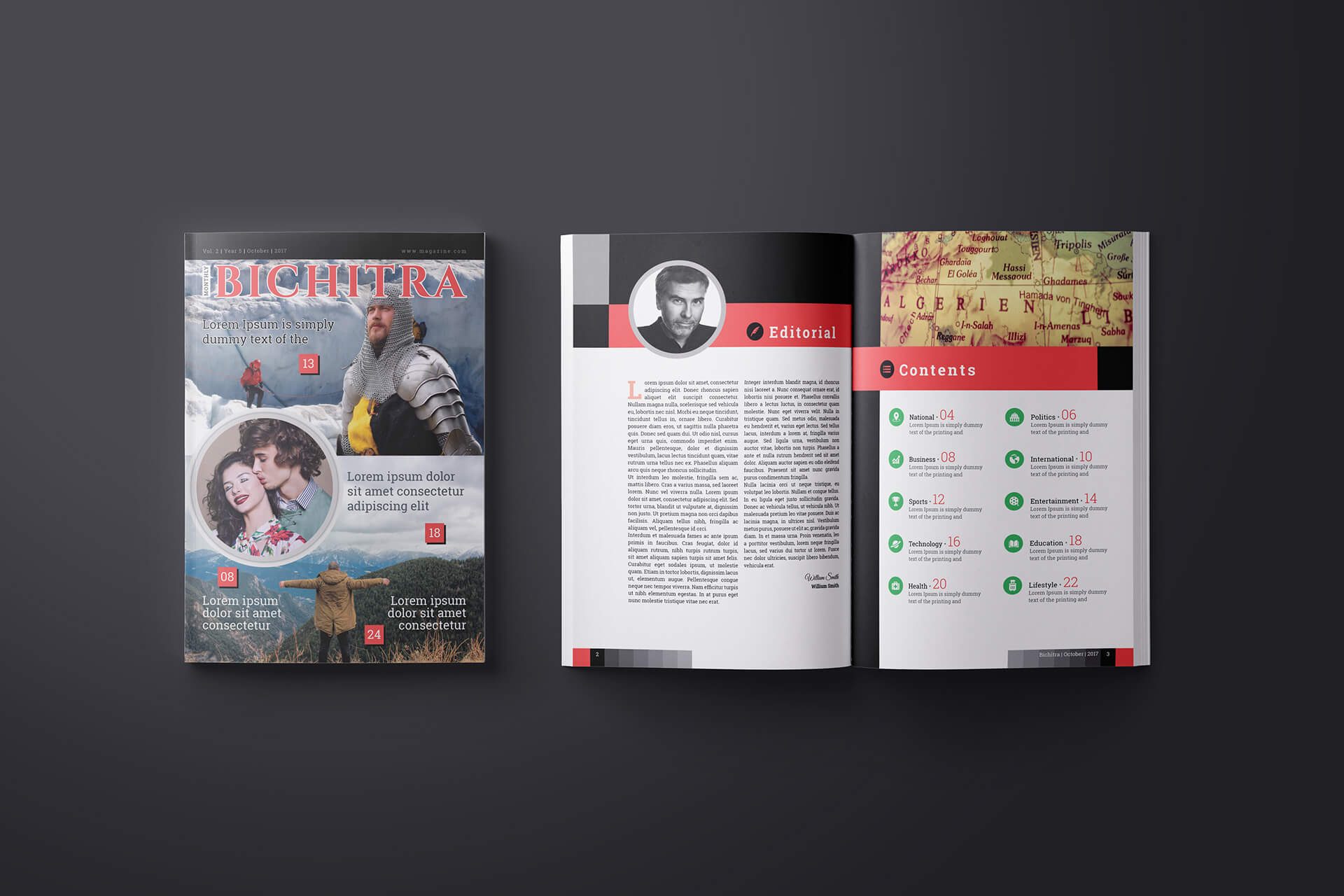 Bichitra Magazine Template