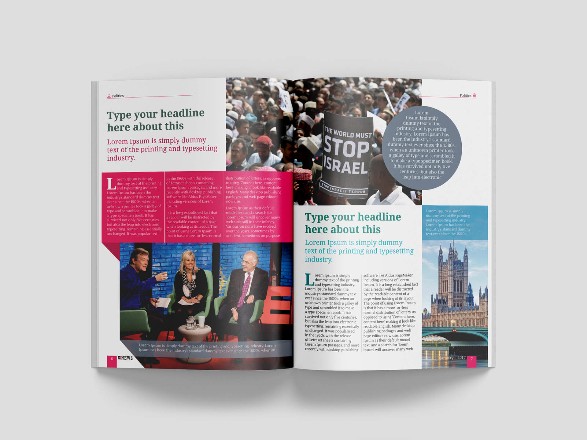 G-News Magazine Newsletter Template