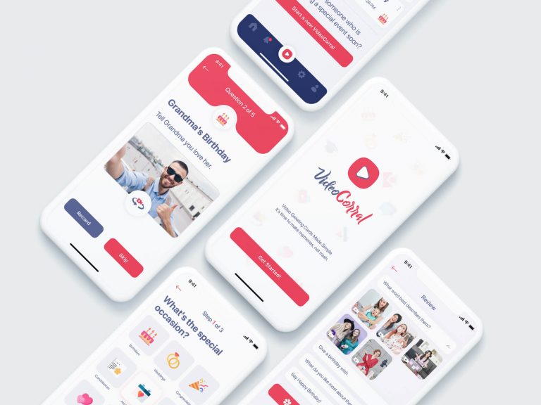 Video Corral Mobile App Design