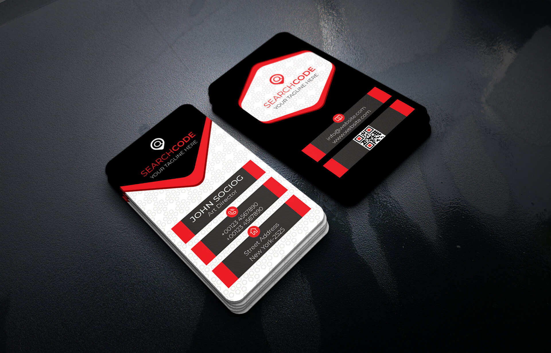 SearchCode Business Card Template
