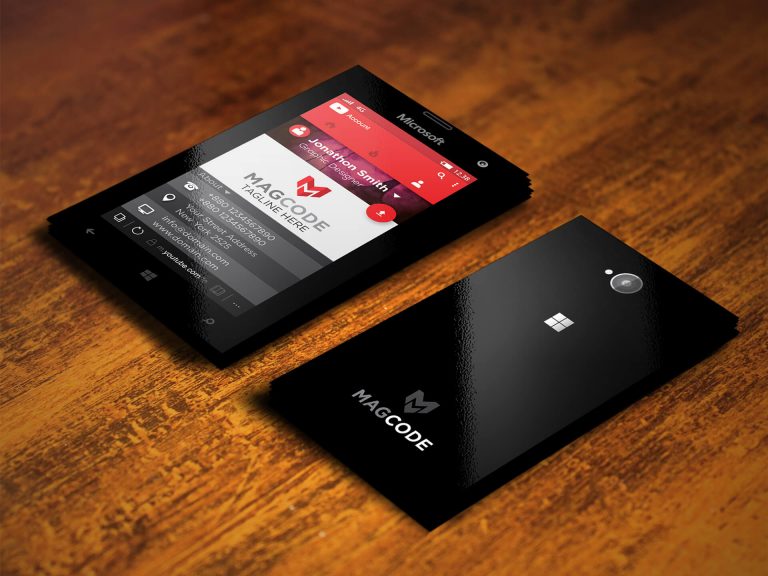 YouTube Version Business Card