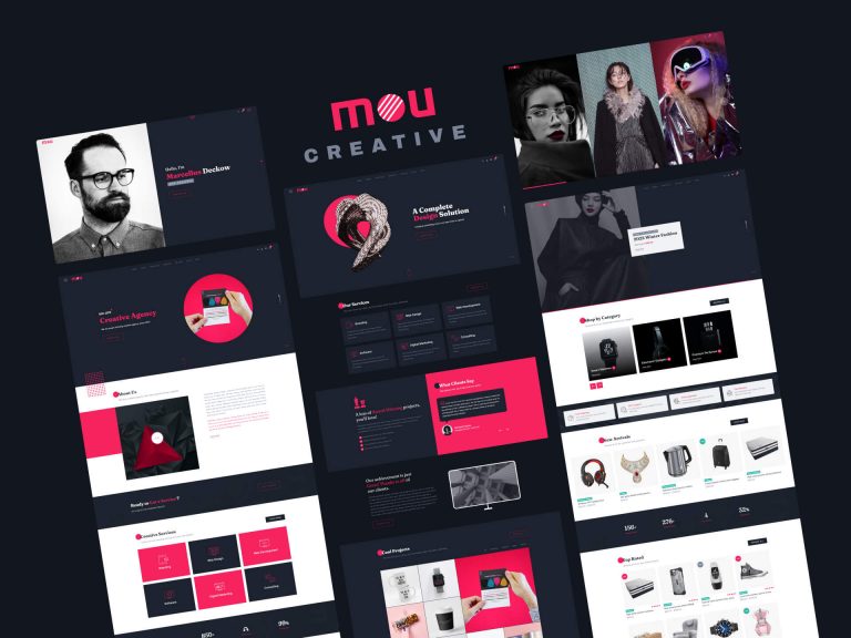 Mou - Creative Portfolio & Agency HTML5 Template