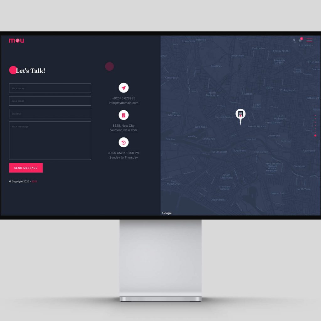 Mou - Creative Portfolio & Agency HTML5 Template
